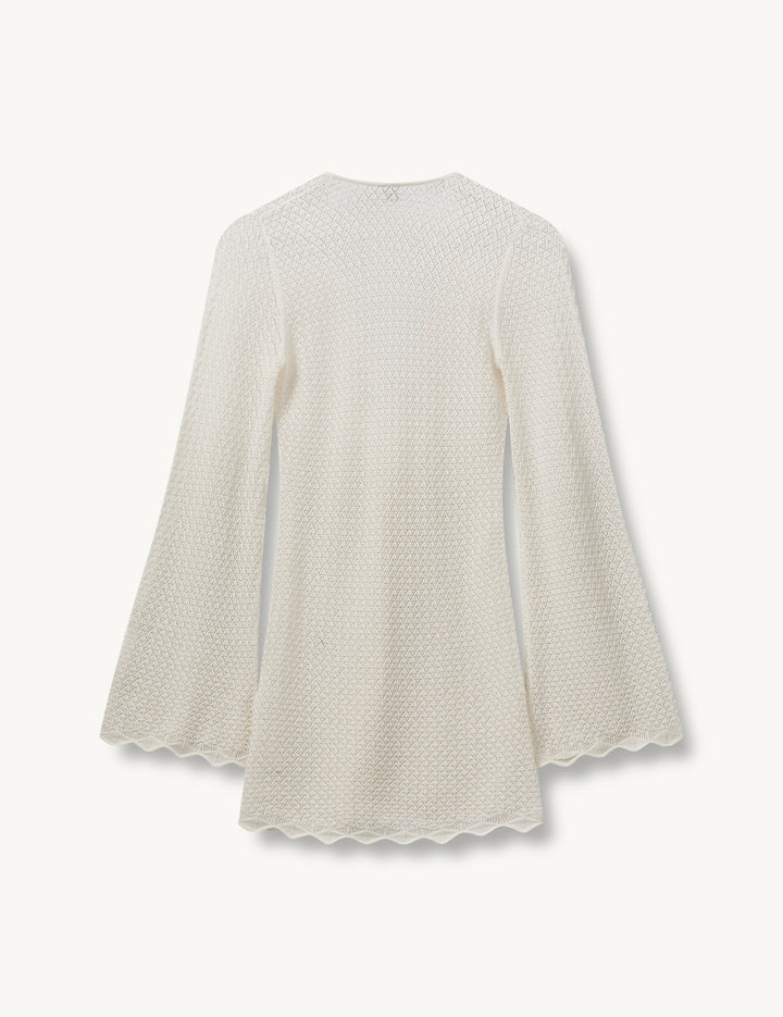 Tanzania Short Dress in Cream