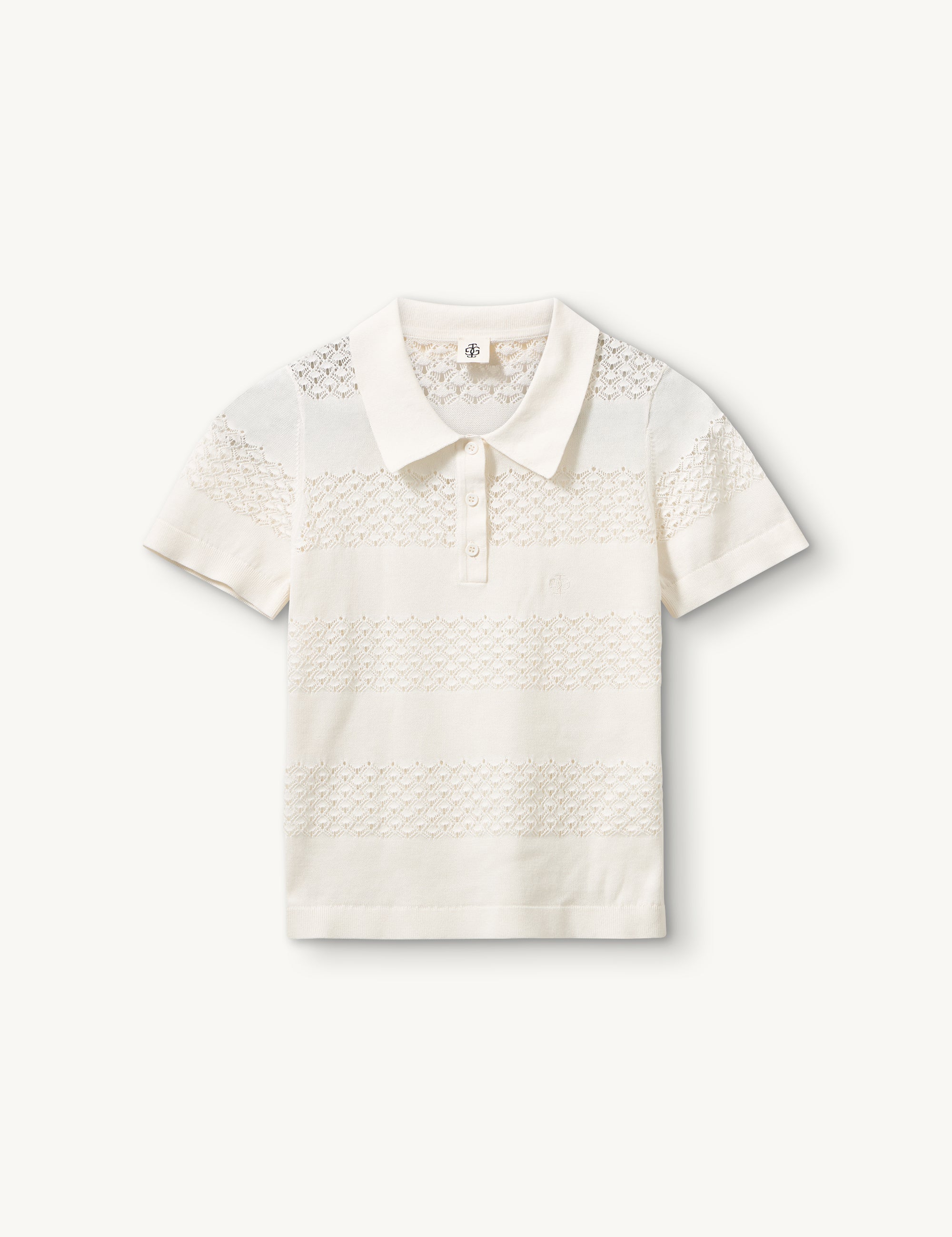 Tanzania Logo Polo in Cream