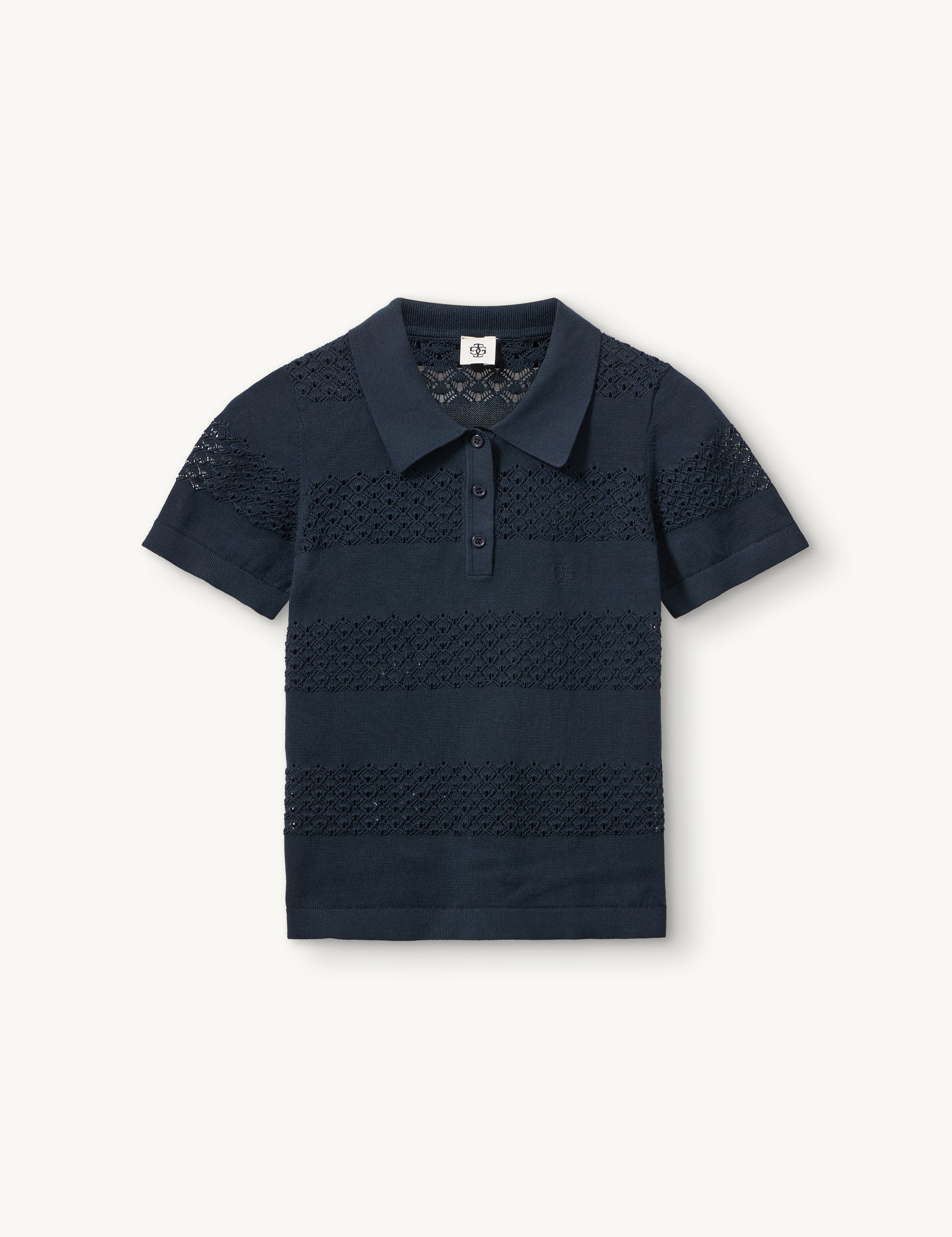 Tanzania Logo Polo in Navy