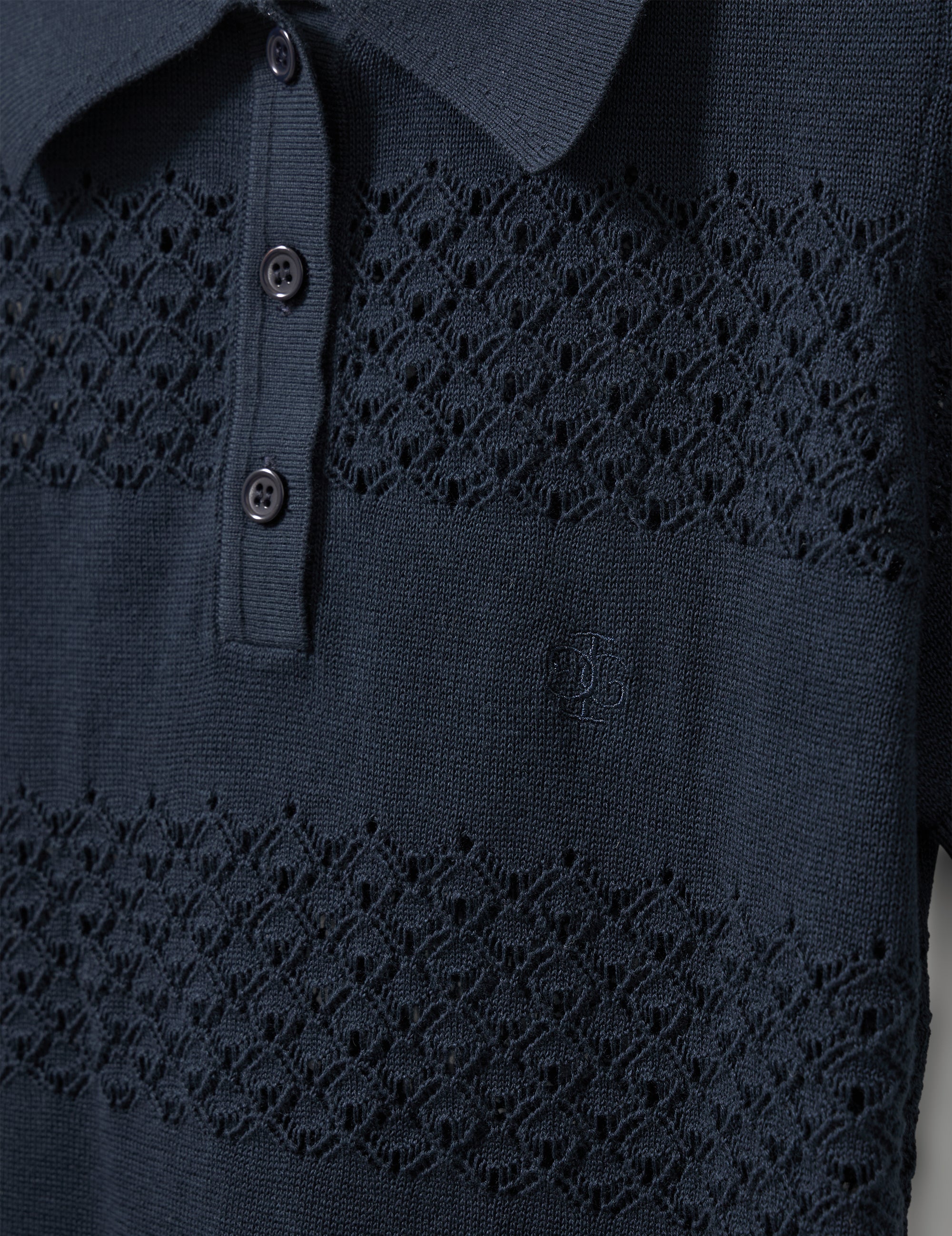 Tanzania Logo Polo in Navy