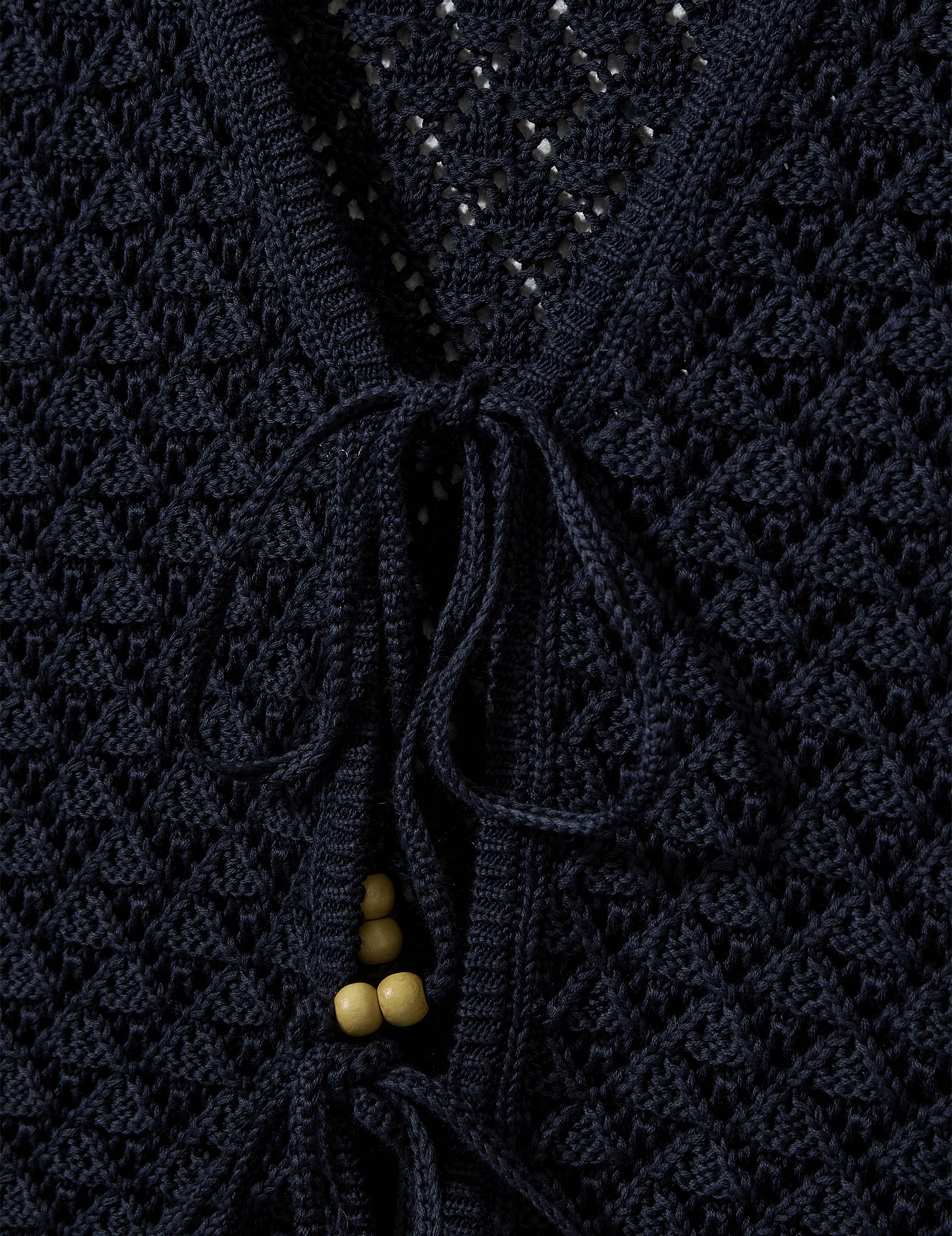 Riviera Tie Top in Navy