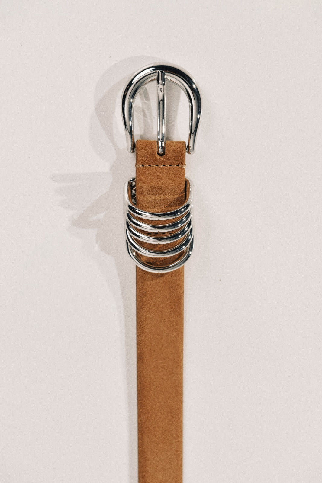 Hollyhock Suede Silver in Caramel