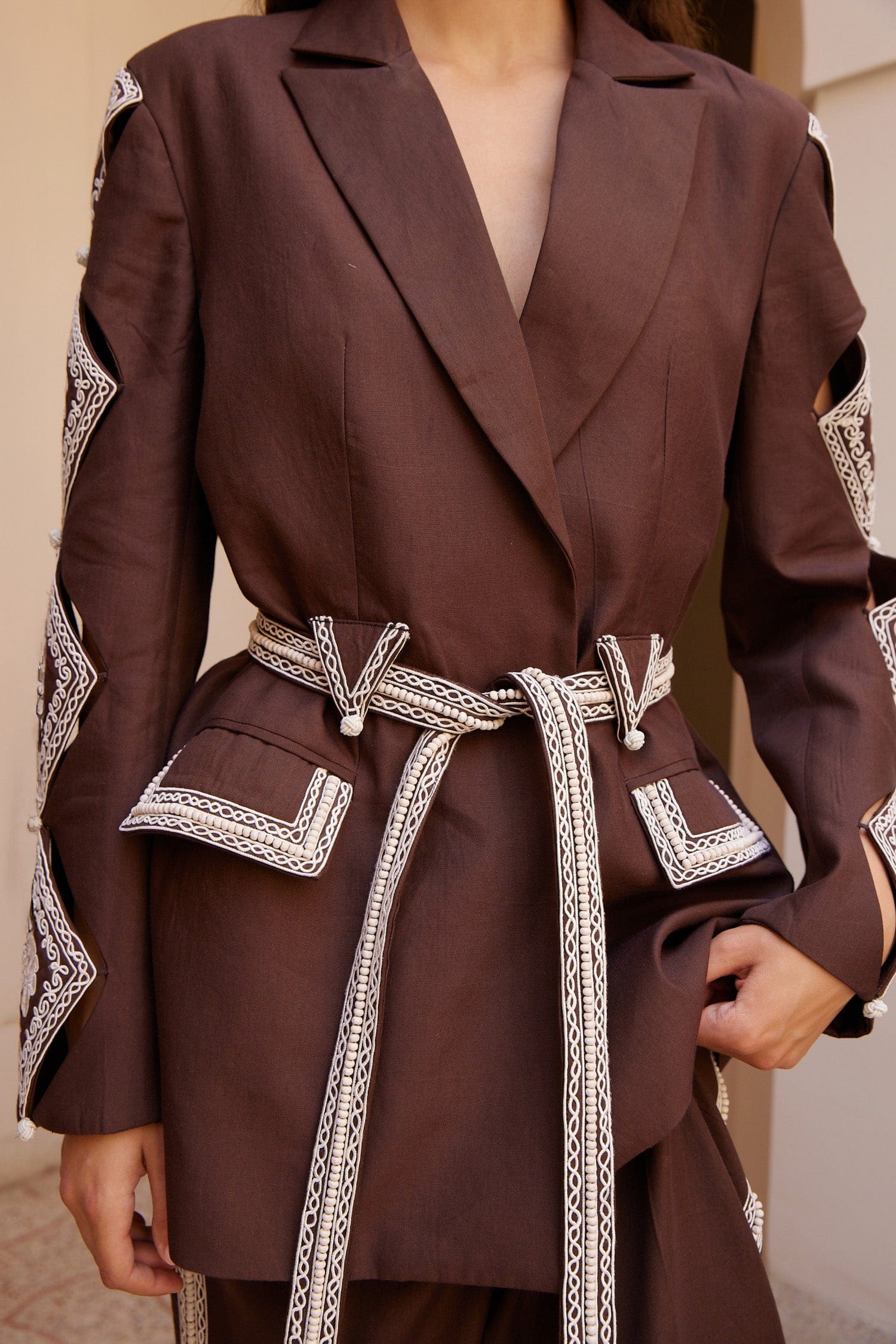 Leandra Corded Blazer