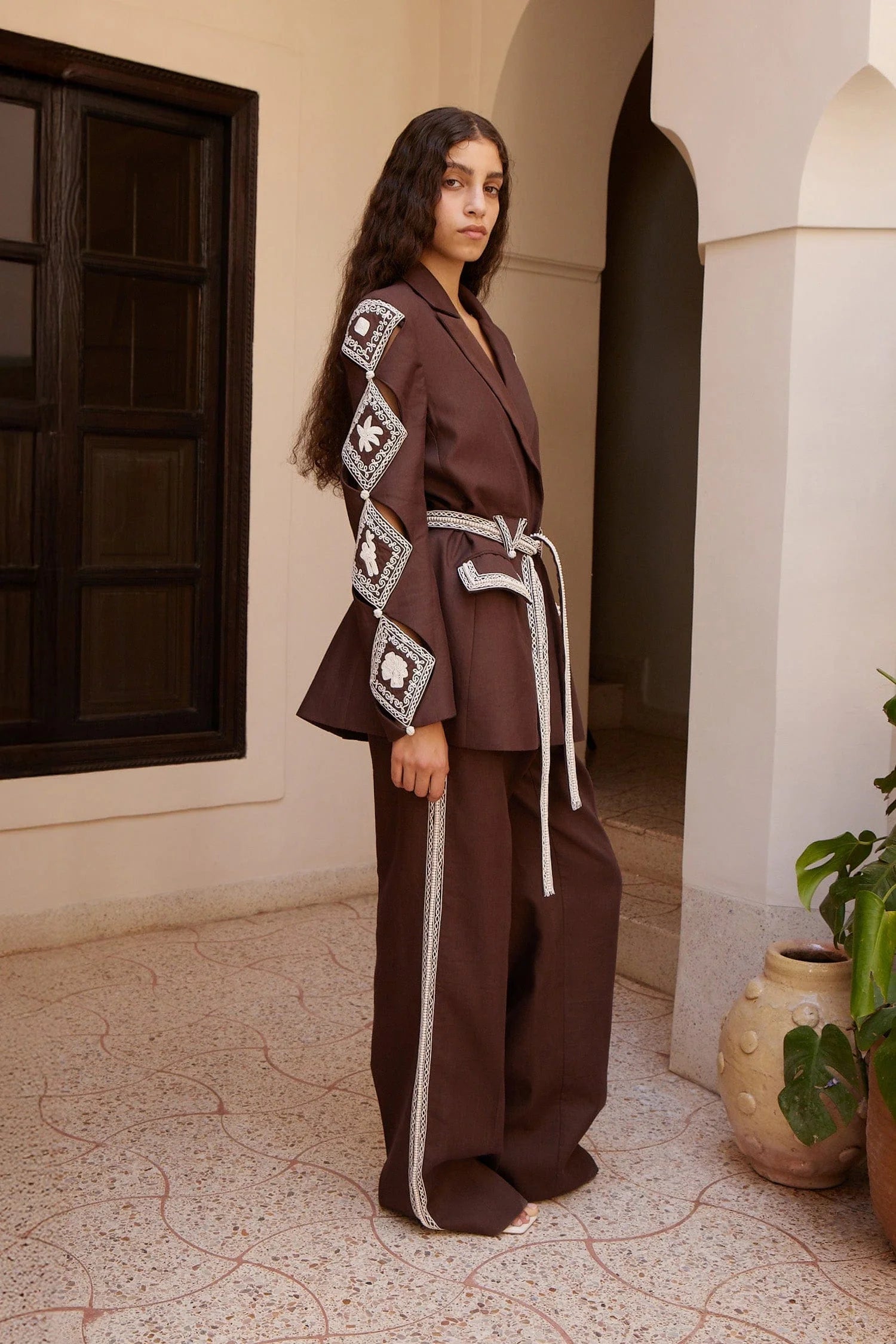 Leandra Corded Blazer