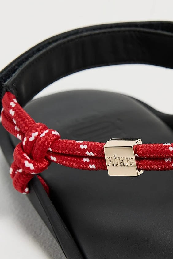 Fló Monocolor Rope Sandals in Red