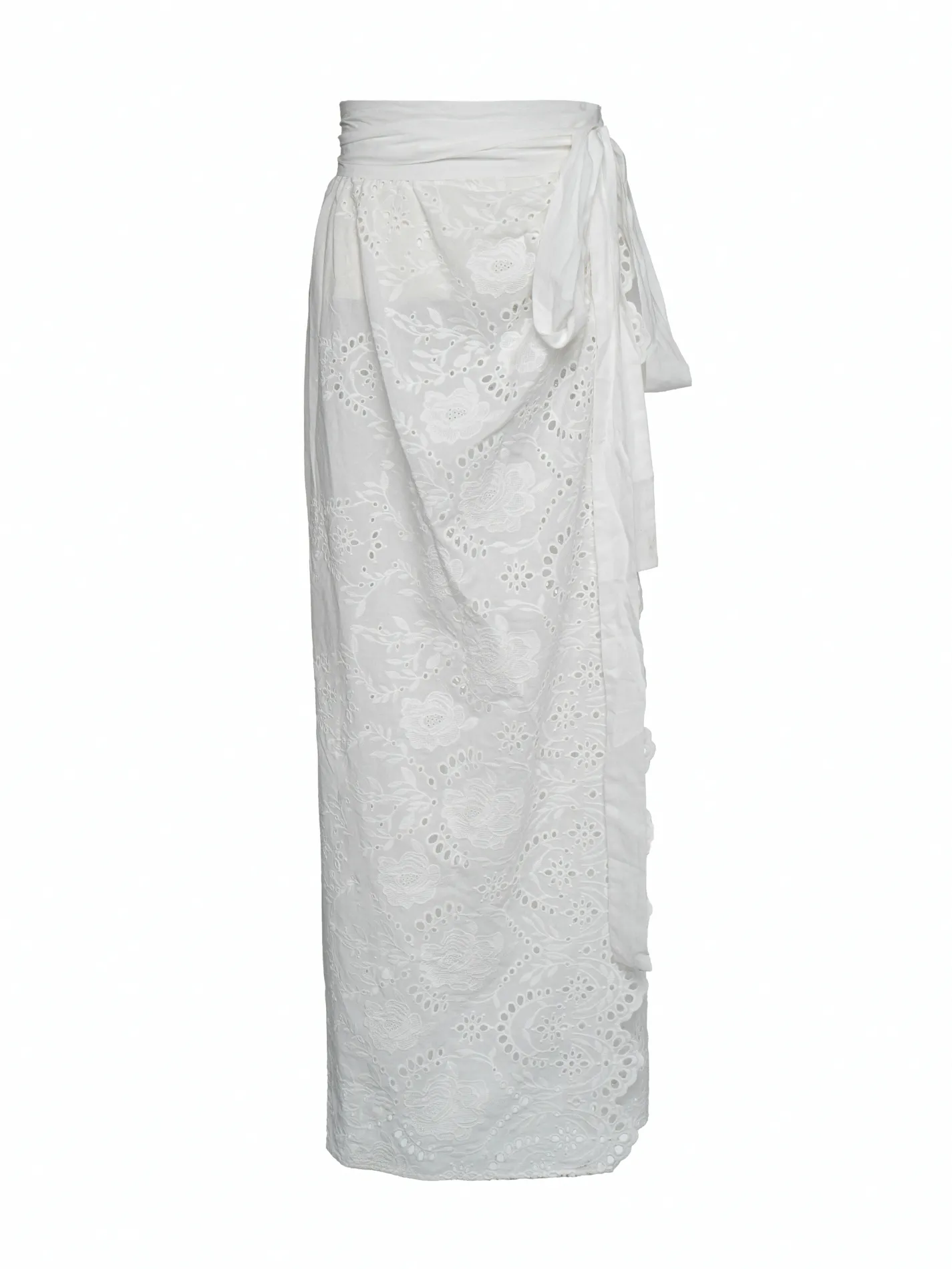 Tal Wrap Skirt in White
