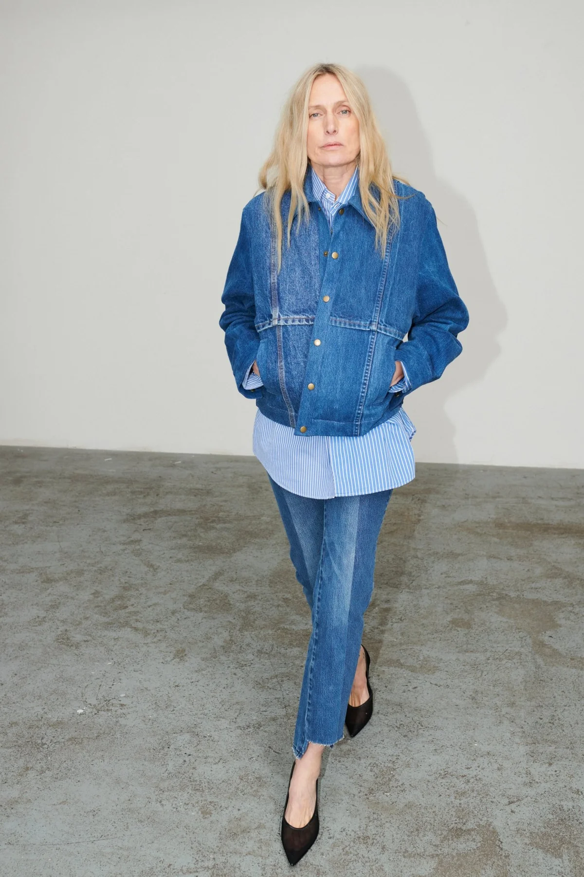Audrey Jean in Mid Blue