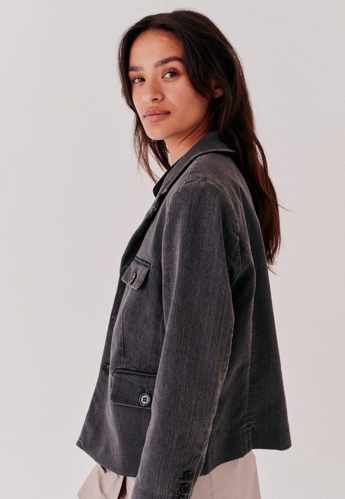 Merci Jacket Black Denim